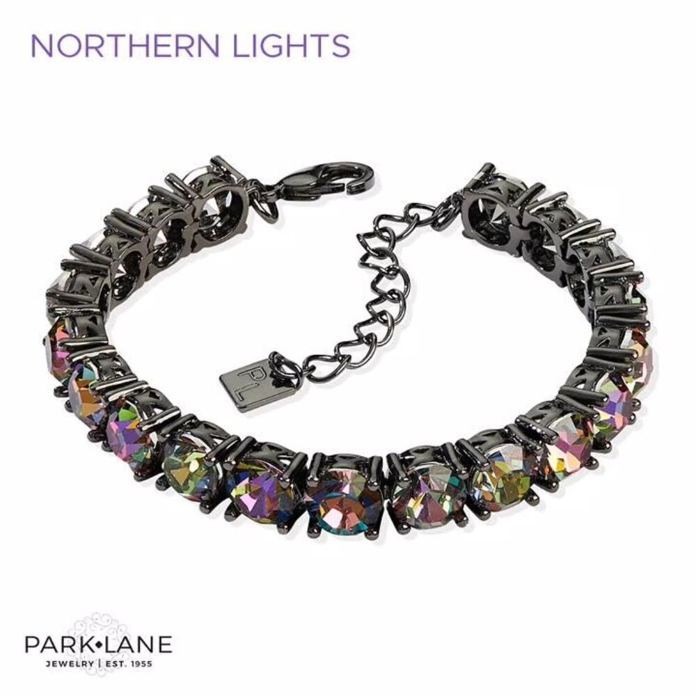 "Park Lane Northern Lights Impression Tennis Bracelet 40 Carats of Sparkle"